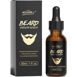 Beard Growth Oil With Biotin Caffeine For Men Beard Growth Serum Stimulate Beard Growth Promote Hair Regrowth Facial Hair Treatment Full Longer Mascul