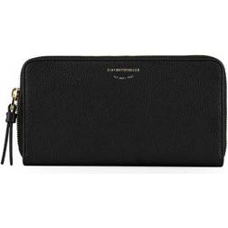 Emporio Armani Læder Lynlås Pengepung - Sort