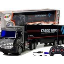 LEANToys Remote Controlled Delivery Truck 27 Mhz 1:48 Black