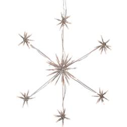 Star Trading Siluet Flower Snowflake 50cm Julelampe
