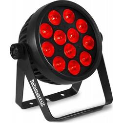 BeamZ Professional BAC508 Projecteur PAR Slim, 12x LED RGBAW-UV-CW/WW, Boitier Aluminium avec Télécommande