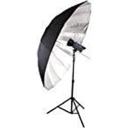 Bresser Paraguas reflector gigante plata/negro 180 cm SM-09