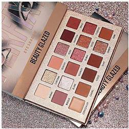 BestLand New Nude Eyeshadow Palette The 18 Colors Matte Shimmer Glitter Multi-Reflective Shades Ultra Pigmented Makeup