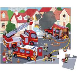 Janod Puslespil Brandmænd 24 Pcs