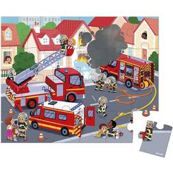 Janod Puzzle Firemen 24 Pcs