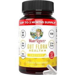 MaryRuth Organics Gut Flora Health+ Enzymes Up 2 60 stk