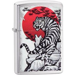 Zippo Accendino Antivento Ricaricabile Asian Tiger Design 29889