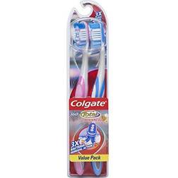 Colgate 360 Total Advanced Whitening Toothbrush Soft 2 Count