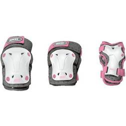 Roces pojkar 3-pack skydd ventilskyddsset Vit/rosa En Storlek