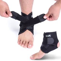 Bodyprox Bodyprox Ankle Support Brace, Breathable Neoprene Sleeve, Adjustable Wrap!