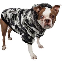 Petlife Classic Metallic Fashion Insulated Dog Coat with Removable