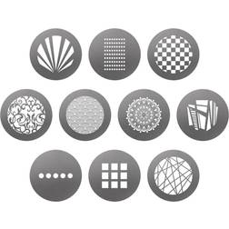 Westcott Patterns Gobo Pack for Optical Spot by Lindsay Adler, 10-Pack