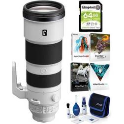 Sony FE 200-600mm f/5.6-6.3 G OSS Super Telephoto Lens with Accessory Bundle