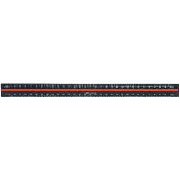 Hamelin Linex ALUMINIUM TRISCALE 30CM BLACK H382