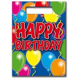 Folat distribution bags happy birthday junior 12 x 17 cm 8 pieces