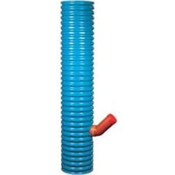 Wavin 315 x 110 mm blå PVC-sandfangsbrønd med vandlås, 35 l