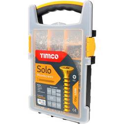 Timco Solo Countersunk Gold Woodscrews Mixed Tray