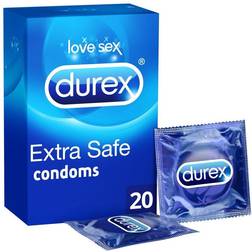 Durex Originals Extra Safe Regular Fit Condoms Pack of 20