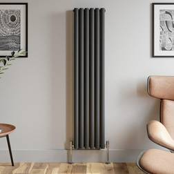 Duratherm Designer Radiator Vertical Oval Column Double Panel Rad 1600x360mm