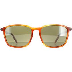 Serengeti Rectangle Shiny Caramel Mineral Polarized 555nm