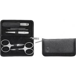 Beauty - Manicure Twinox zip fastener case, black, 5 pcs., 98681-004