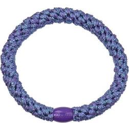Bon Dep Kknekki - Hårelastik Purple Blue Glitter