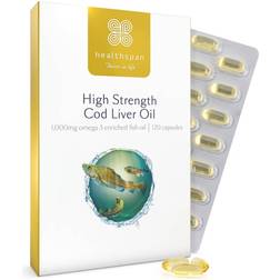 Healthspan High Strength Cod Liver Oil 1,000Mg