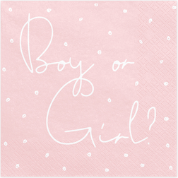 PartyDeco Servietter boy or girl 20 stk