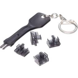 Lindy 40475 Cable Lock Black