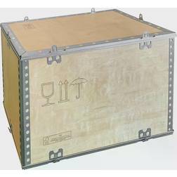 Wooden folding box, standard, LxWxH 580 x 380 x 380 mm, 20 items