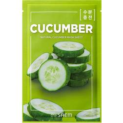 The Saem Natural Mask Sheet Cucumber 1 pieza - Blanco