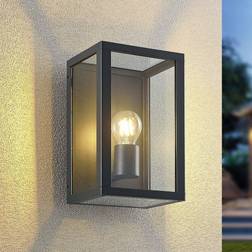 Lindby Giavanna Utomhus Vägglampa H28 Dark Grey Väggarmatur