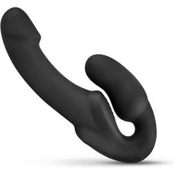 No-Parts Morgan Strapless Strap-On Dildo Black 22 cm