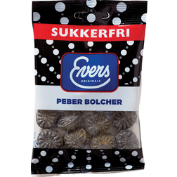 Evers Peberbolcher sukkerfri 70g