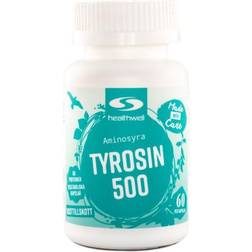 Healthwell Tyrosin 500, 60 kapsler