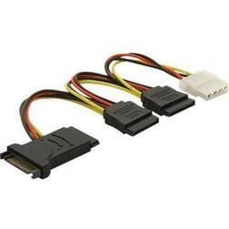 Deltaco 15 pin Serial 4-PIN 15cm 0.6m