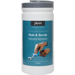 Plum Rub & Scrub 75 Wipes