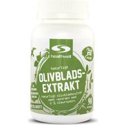 Healthwell Olivenbladsekstrakt, 90 kapsler 100 stk