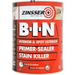 Zinsser B-I-N Primer Sealer Stain Killer Woodstain White 5L