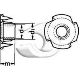 M 8 FZB beslagmøtrik - 100