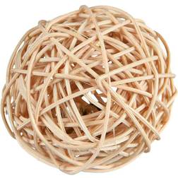 Trixie Cat ball, rattan, 4 with bell