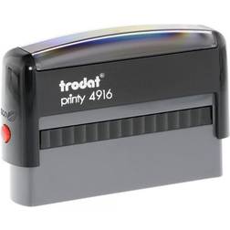 Trodat Trodat Single Line Stamp Timbro di Testo Printy 4916 Nero