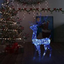 vidaXL Acrylic Reindeer Christmas Lamp