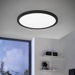 Eglo Rovito-Z Black Ceiling Flush Light 29.5cm