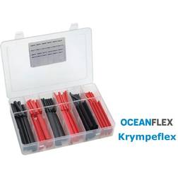 Krympeflex sortiment i plastbokse 150 stk 50-100cm ø3,2-19mm