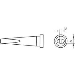 Weller LT-M Soldering tip Chisel-shaped, long Tip