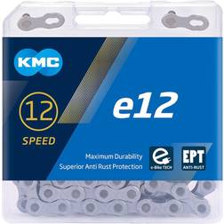 KMC E12 EPT Bicycle Chain 130 Silver Links