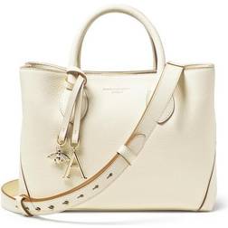 Aspinal of London Women's Cream Leather Midi Tote Bag