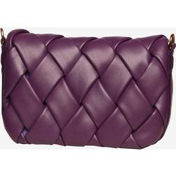 Noella Brick Compartment Bag Dark Purple