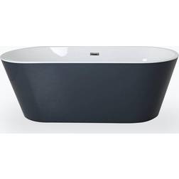 Milano Altcar - Stone Grey Modern Double Ended Bath